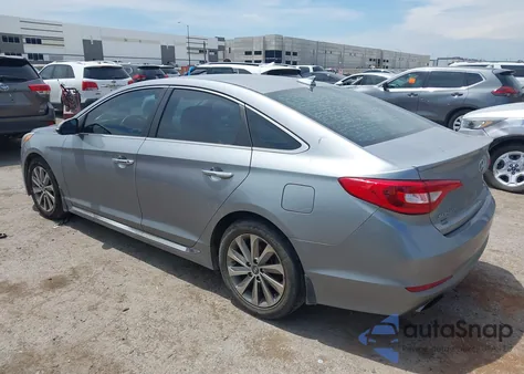 2017 Hyundai Sonata Sport z USA, uszkodzony, nr VIN 5NPE34AF8HH495652